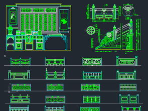 中式精品圖庫(kù) 雕花窗格、鏤空花形隔斷門窗屏風(fēng)圖案CAD圖塊平面設(shè)計(jì)圖下載指南